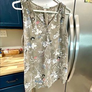 Maurice’s sleeveless sheer tunic